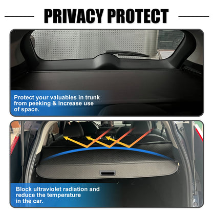Cargo Cover for Honda CR-Z (2011–2016) - Black Trunk Shielding Shade