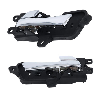 2pc Front LH & RH Inner Door Handle Chrome for Hyundai Sonata i45 (2010–2014)