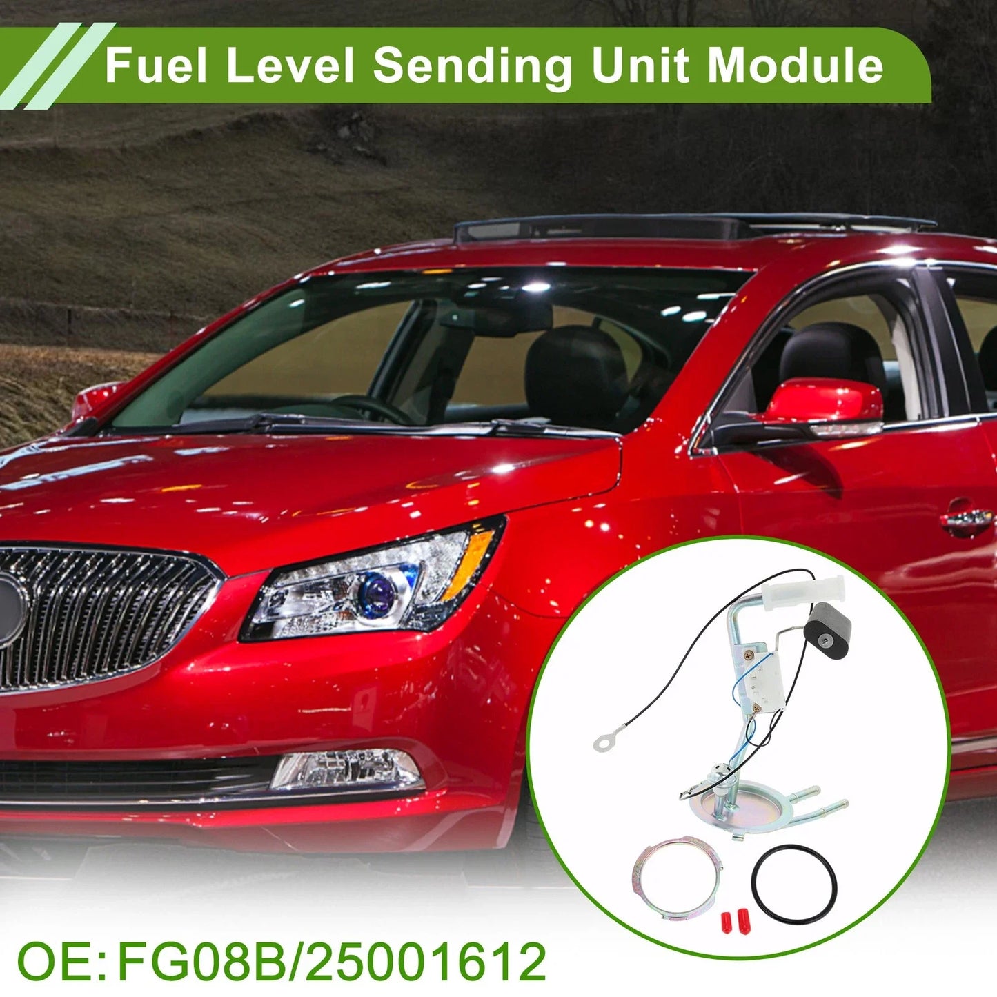 Fuel Sender & Hanger Assembly for Chevy Malibu, Buick Regal (2008-2012)