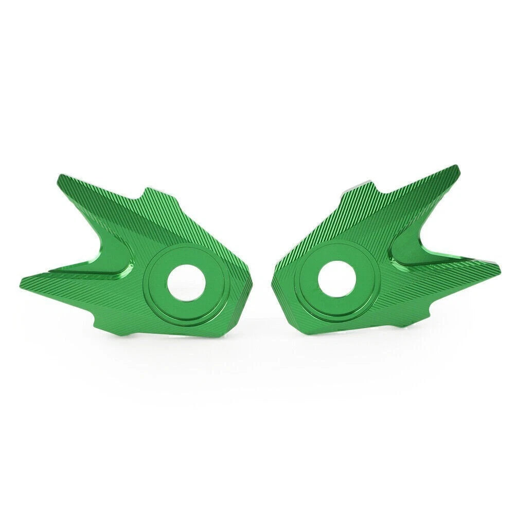 Pair of Green Rear Flat Fork Covers for Kawasaki Ninja 300/250/Z250 (2013–2016)