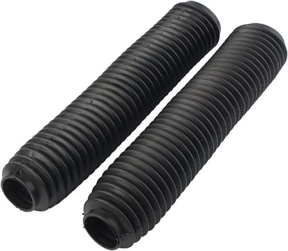 360mm Black Motorcycle Scooter Front Fork Dust Covers
