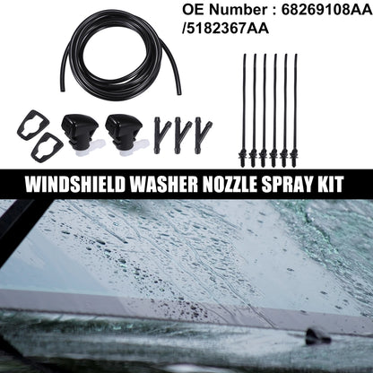 Set of 2 Windshield Washer Nozzles for Dodge Durango (2011–2023) No. 5182367AA