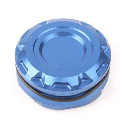 37MM CNC Rear Brake Fluid Reservoir Guard for Kawasaki Yamaha Suzuki Honda Blue