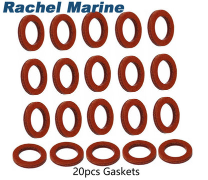 Set of 20 Lower Unit Oil Drain Gaskets for Yamaha Outboard