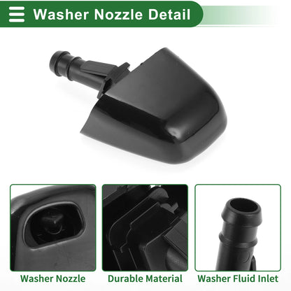 Front Driver Side Headlight Washer Nozzle for Nissan X-Trail T31 (2007–2014) No. 286421DL0A