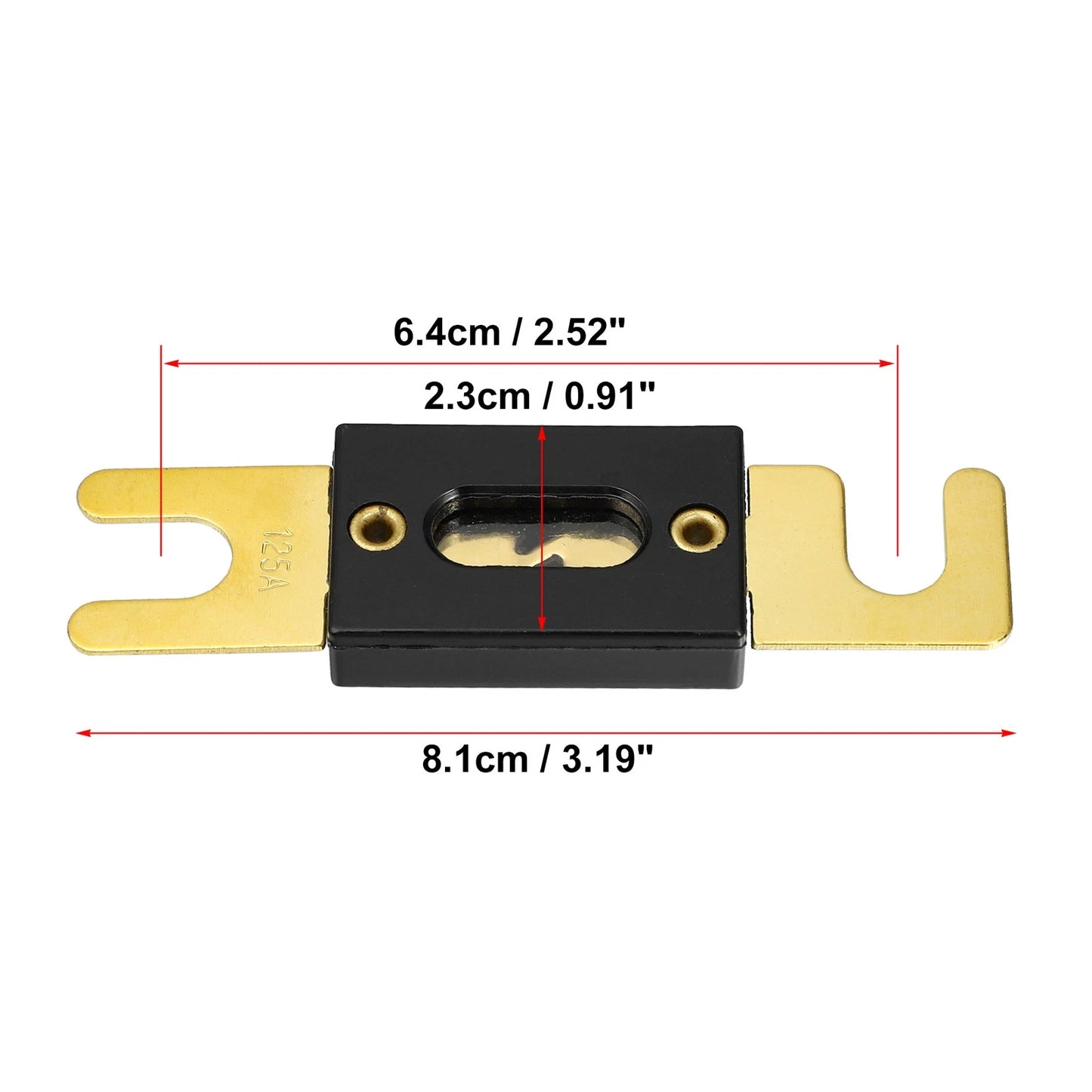 2X 125A ANL Fuse Replacement for Car Truck Motorcycle Boat Audio (Universal)