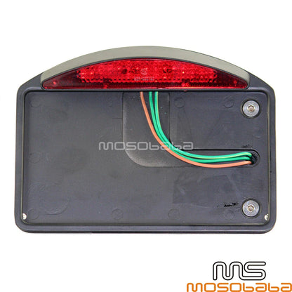 LED Brake Tail Light & License Plate Holder for Harley FXS