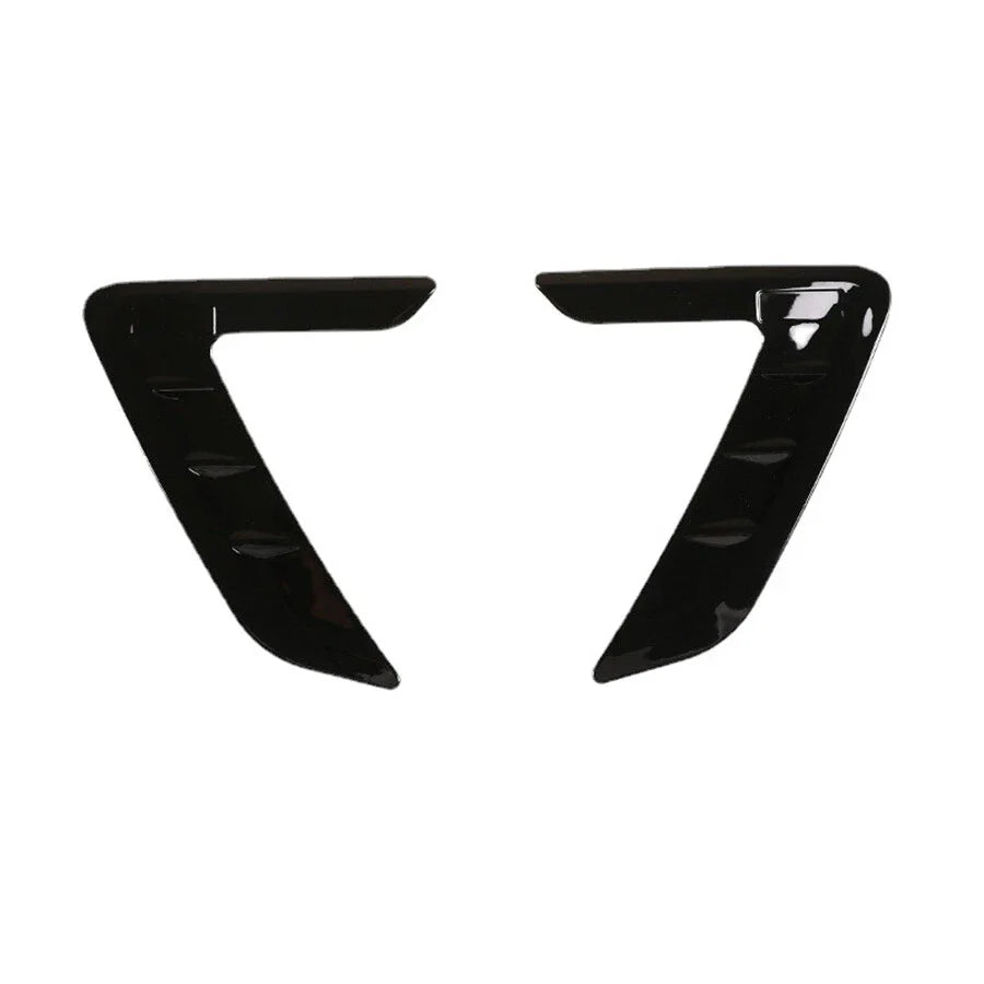 ABS Side Fender Air Outlet Vent Cover Gloss Black for BMW 3-Series (2020-2021)