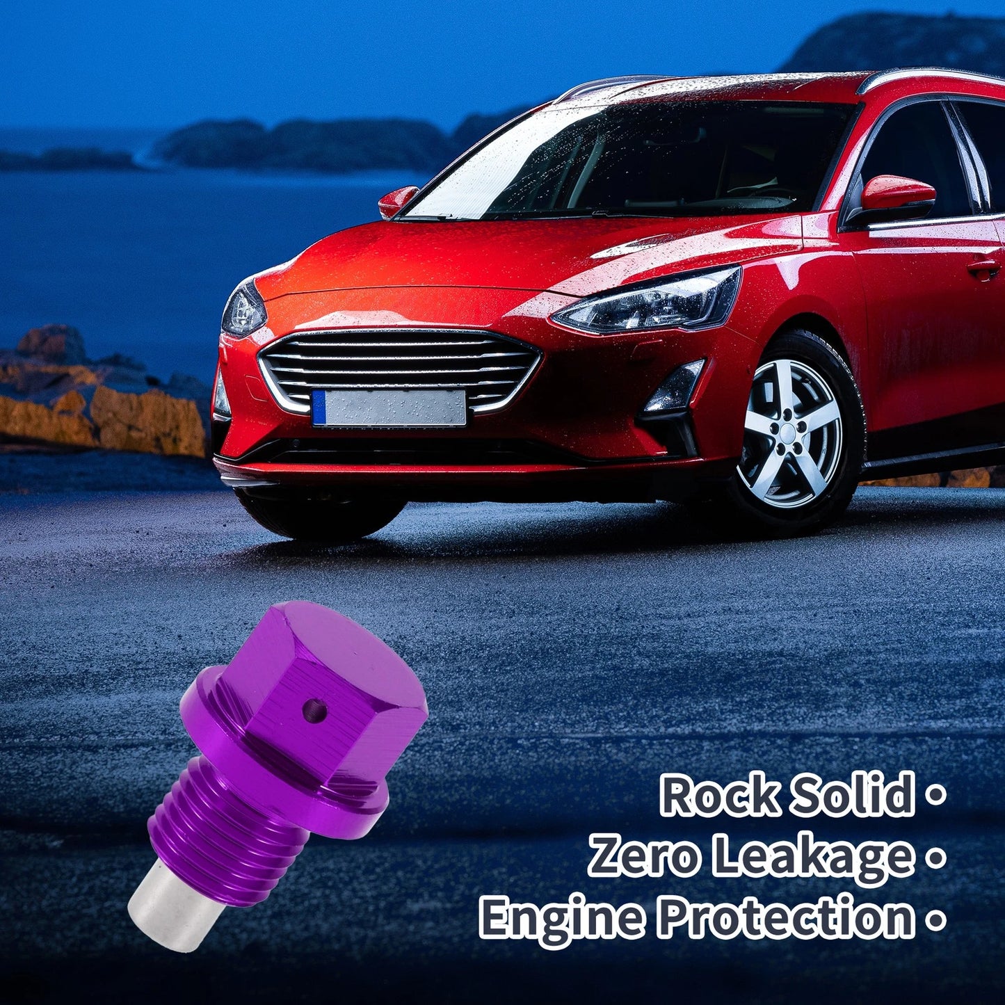 Set of 1 M12x1.25 Engine Oil Drain Plug with Gasket for Car Motorcycle Boat