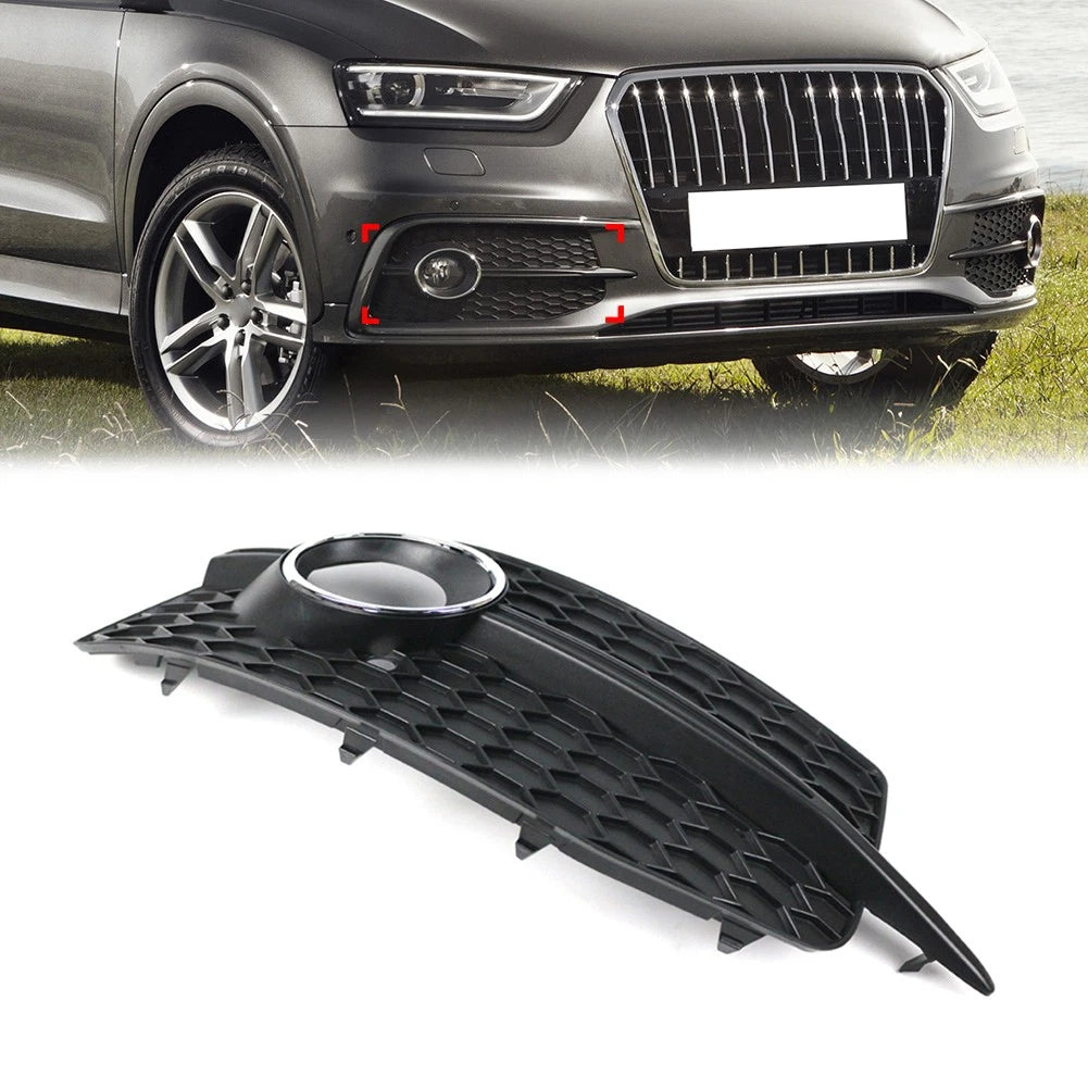Left Front Bumper Lower Grille Fog Light Cover for Audi A3 S3 (2013–2017)