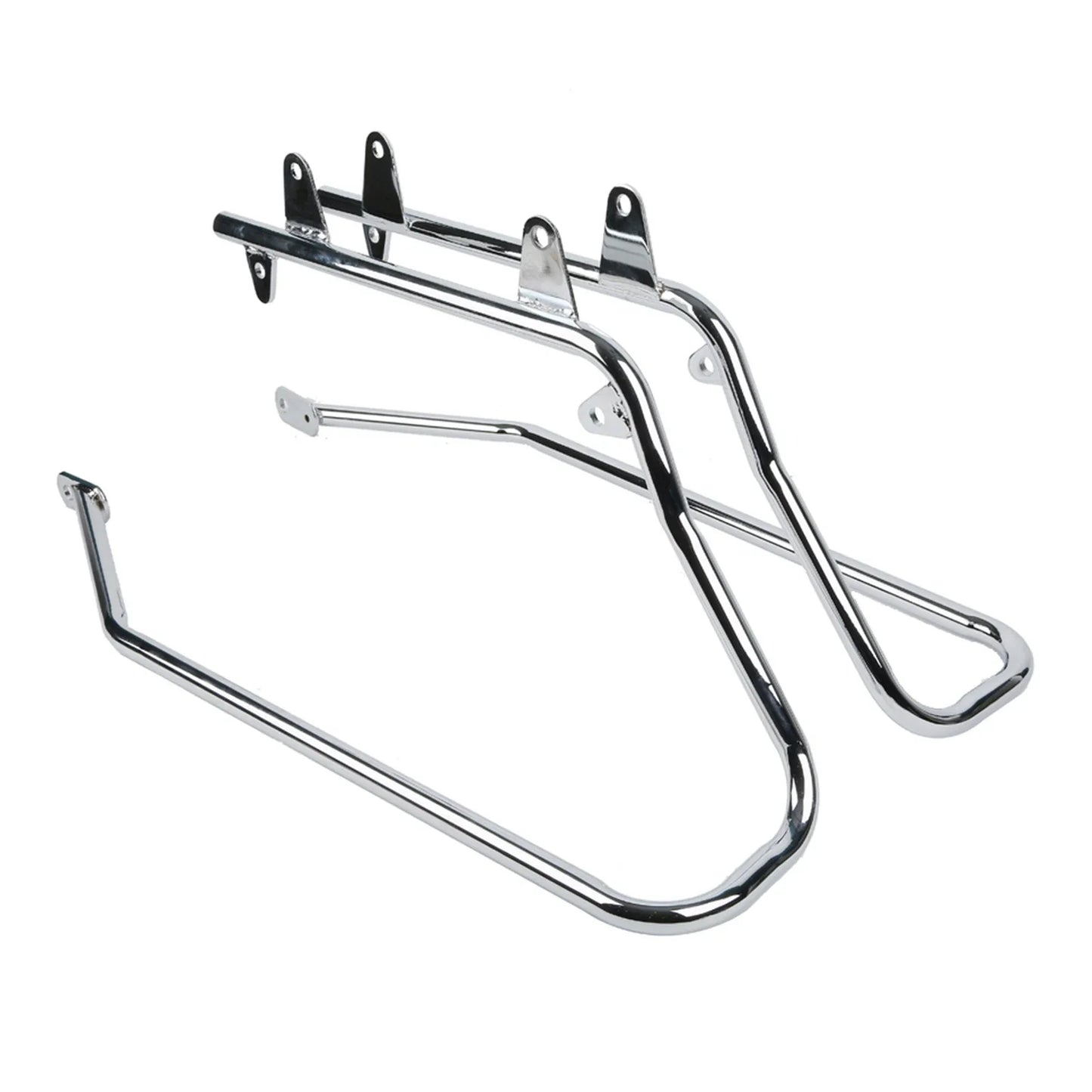Saddlebag Conversion Brackets with Hardware for Harley Softail