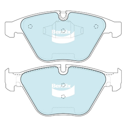 Front Brake Pads for BMW 320d E90 E91 E92 E93 (2004–2012) 312mm Rotors