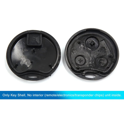 Key Fob Shell Case for SMART Fortwo & Mercedes-Benz 3 Button Black