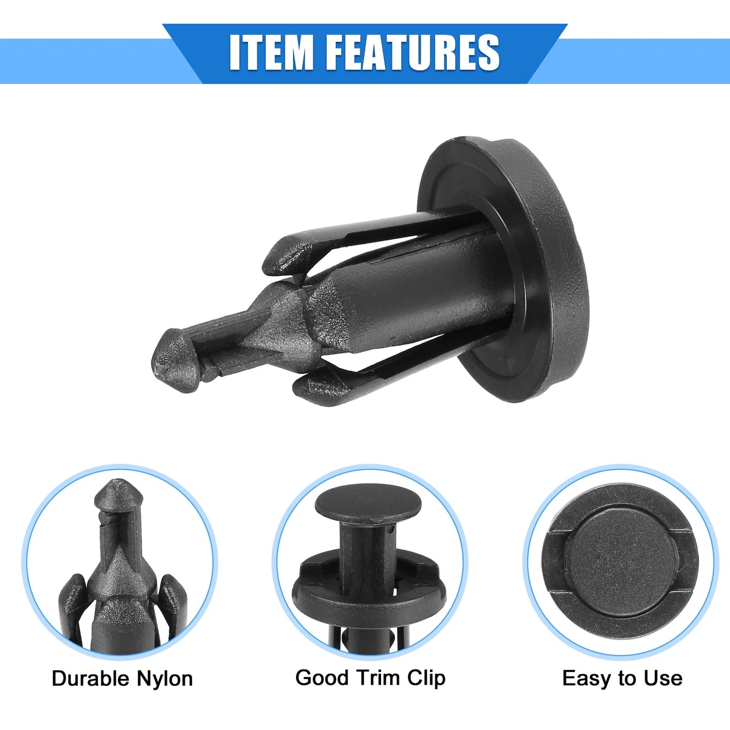 10X Push Pin Rivet Fastener Clips for Subaru Ascent (2019–2021)