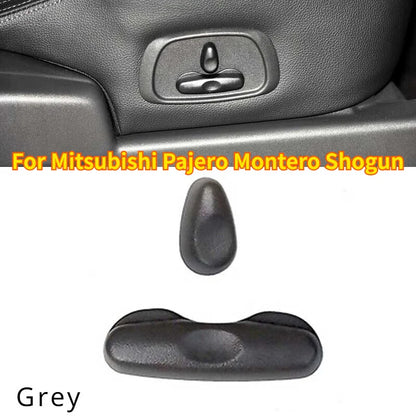 2 x Power Seat Button Switch Cover Grey for Mitsubishi Pajero Montero Shogun