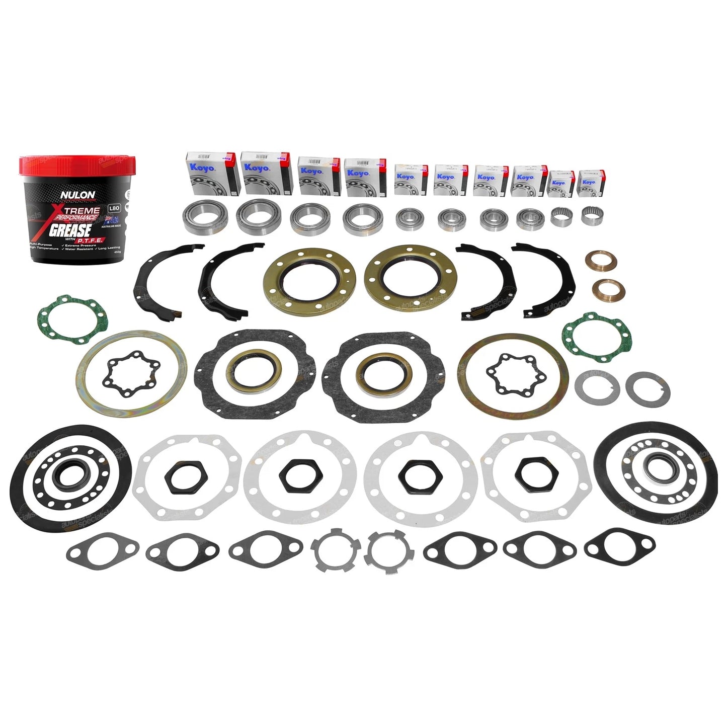 Swivel Hub Wheel Bearing Repair Kit for Toyota HDJ78 HDJ79 HZJ78 HZJ79 (1990–2007)