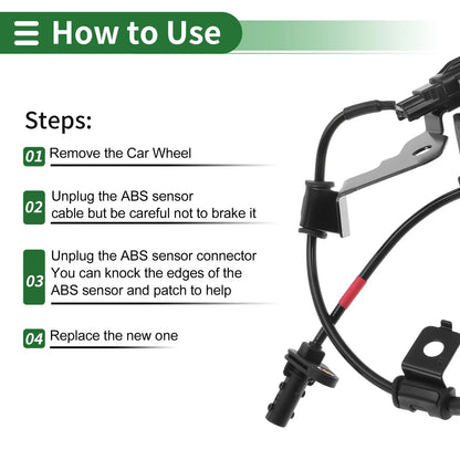 ABS Wheel Speed Sensor for Hyundai Santa Fe Right Rear (2001-2006)