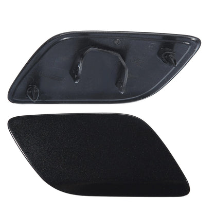 Front Right Headlight Washer Nozzle Cover Cap for Audi Q7 (2007–2015) Gloss Black