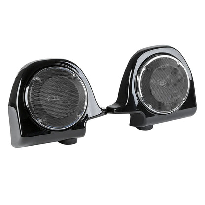 Lower Fairing 6-1/2" Speakers Grills Box Pods for Harley Touring (1988-2013)