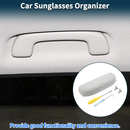 Sunglasses Case for Porsche Cayenne Eyeglasses Holder Storage Box Suede Grey