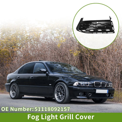 1 Pc Front Left Fog Light Grill for BMW 7 Series (2015-2020) Black