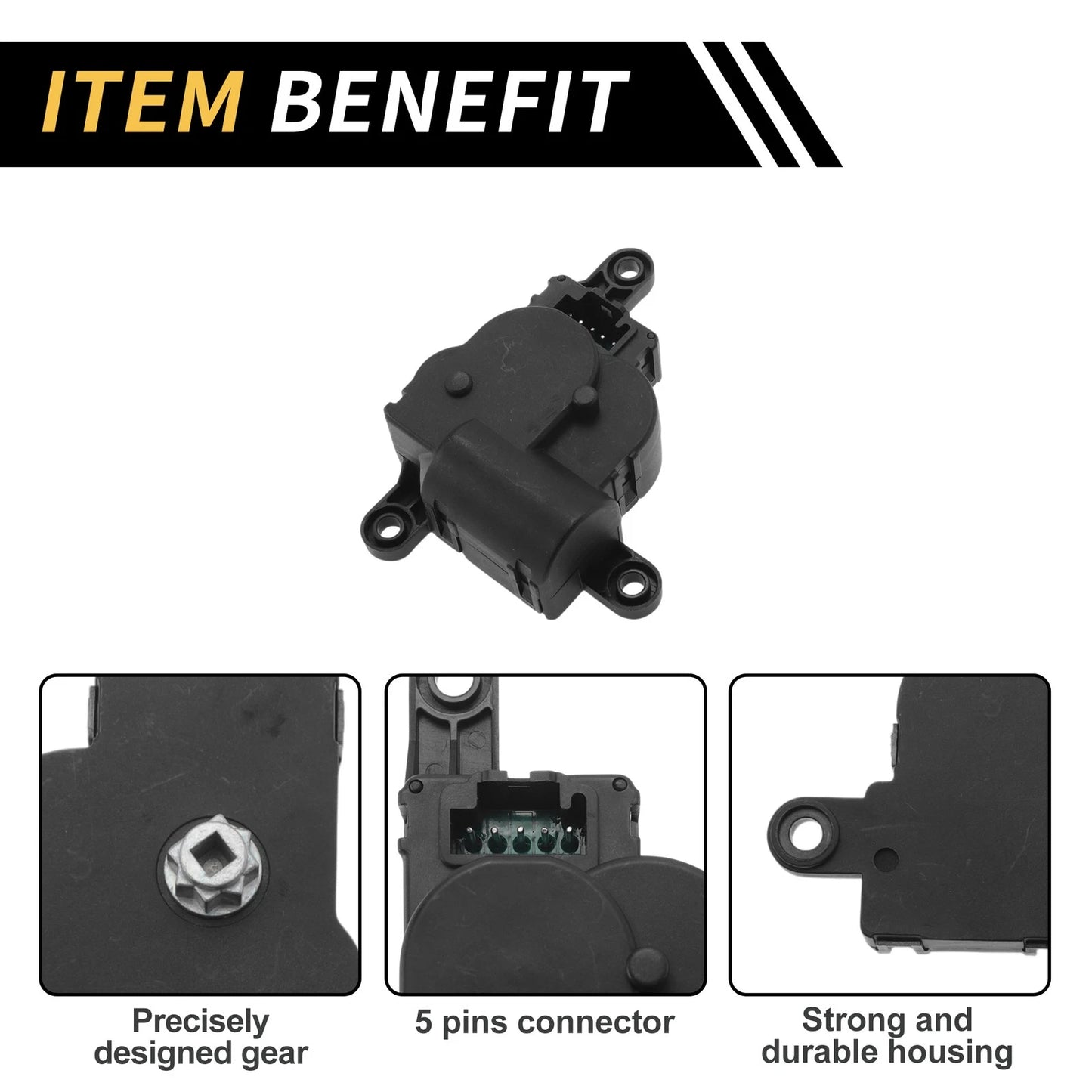 HVAC Heater Blend Door Actuator for Chrysler Grand Voyager (2000) No. 4734058AB
