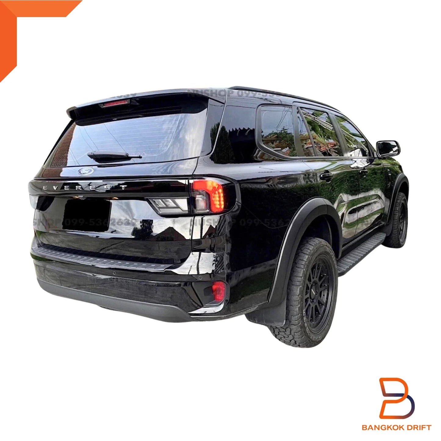 Matte Black Fender Flares for Ford Everest UB U704 (2022-2024)