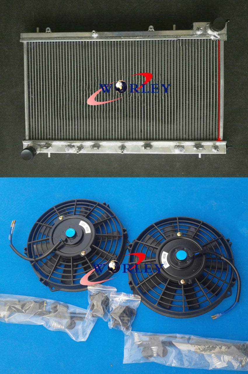 Radiator and Fans for Subaru Forester XT XS 2.5L Turbo (2003–2005)