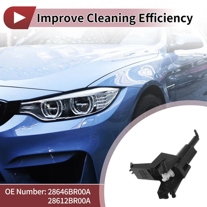 Front Driver Side Headlight Washer Nozzle for Nissan Qashqai J11 (2014–2023) No. 28646BR00A