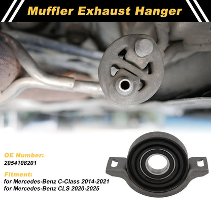 Muffler Exhaust Hanger for Mercedes-Benz C-Class (2014–2021) 2054108201 Metal Rubber