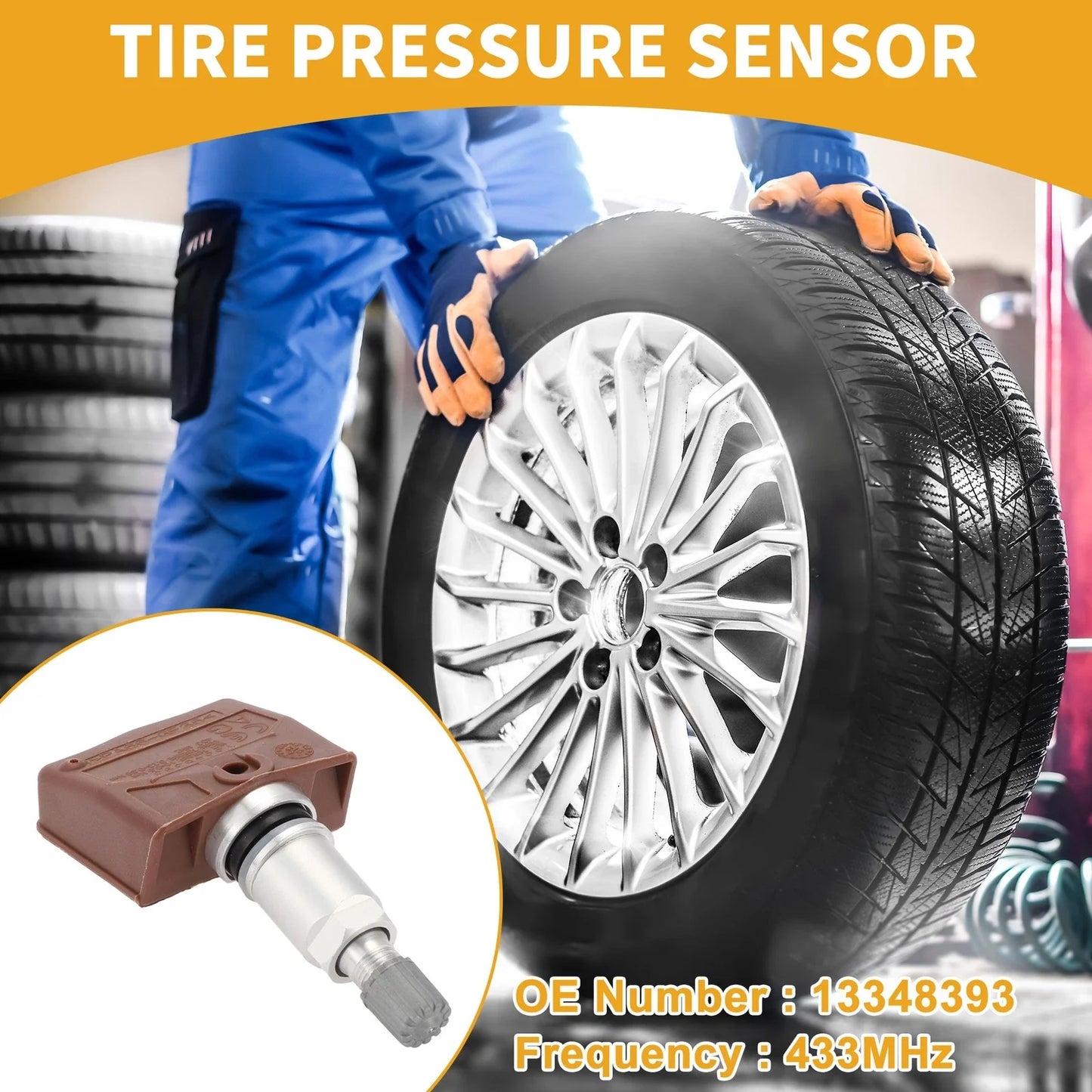 Tire Pressure Sensor 433MHz for Chevrolet Corvette (2014-2019)