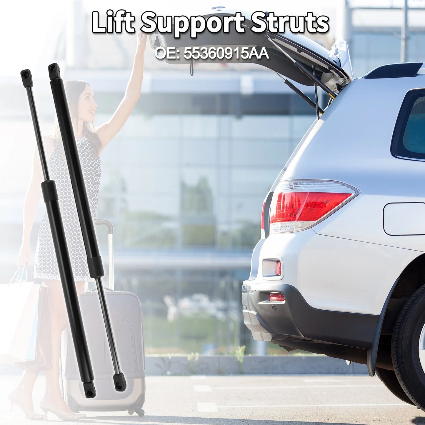 Rear Hatch Lift Supports Struts No. 55360915AA for Dodge Nitro (2007–2011)