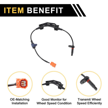 ABS Wheel Speed Sensor No. 57475SFJJ02 for Honda Civic (2016–2021) Rear Left
