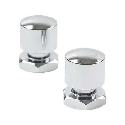 Vintage Chrome Solo Seat Nuts for Harley Touring Road Glide (2008-2023)