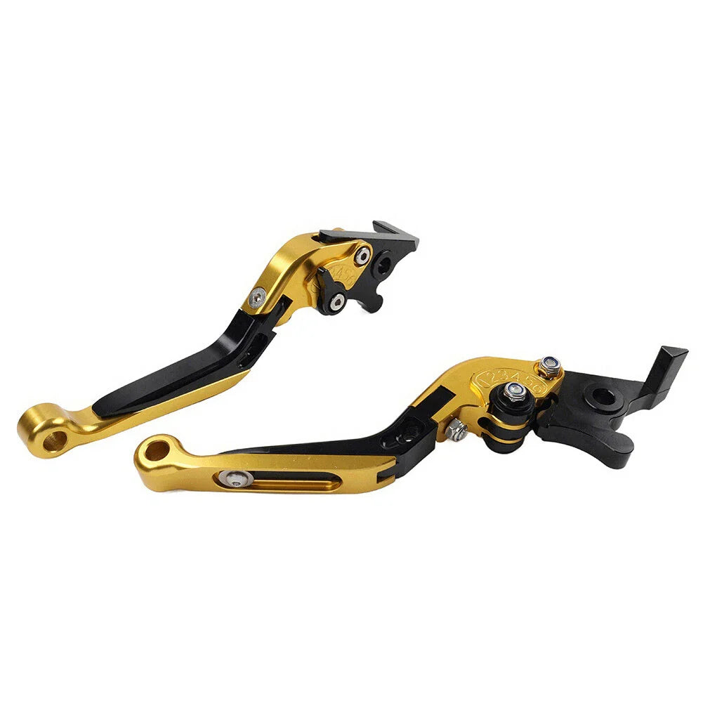 Gold Extendable Brake Clutch Levers for Honda CB599 CB600 CB919 (1998-2006)