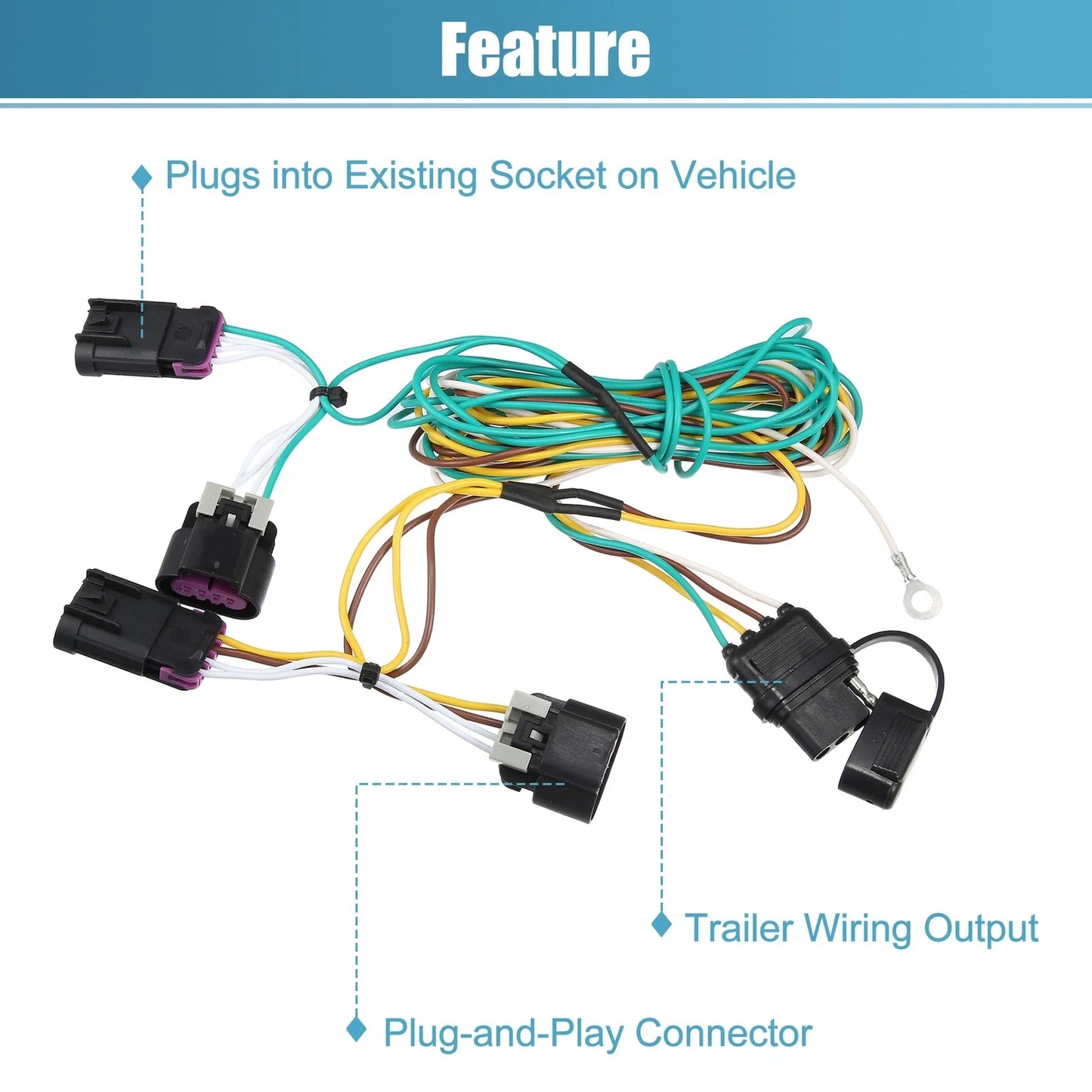 4-Pin Trailer Wiring Harness for GMC Terrain (2010-2012)