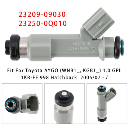 Fuel Injector for Toyota Citroen Peugeot 1.0 (2010–2015) 23209030 232500Q010