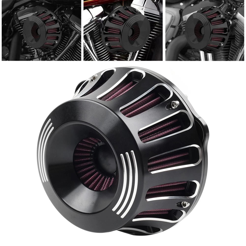 Red Air Cleaner Intake Filter for Harley Touring Road Street Glide (2017–2024)
