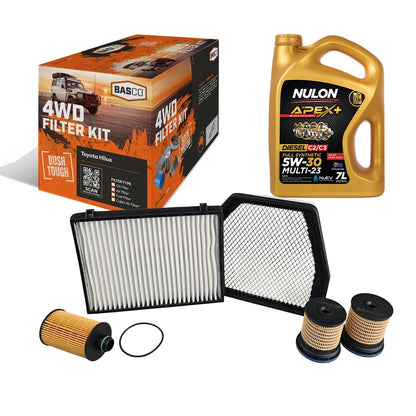 Oil, Fuel, Air, Cabin Filter Kit for Holden Captiva 5 (2011–2018)