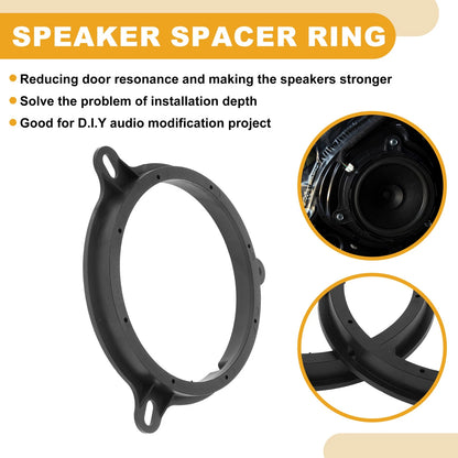 2X Speaker Spacer Ring Tweeter Adapter for Mazda CX-5 (2013–2022)
