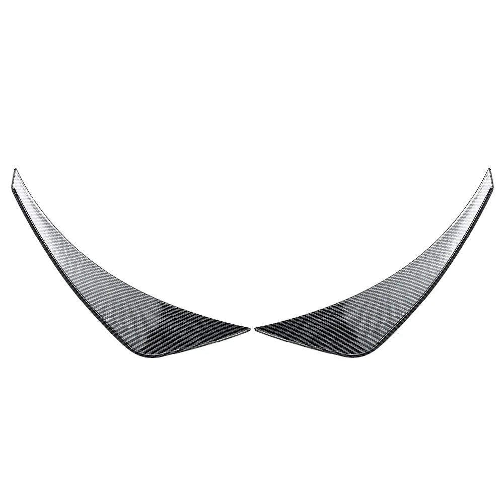 Carbon Black Front Bumper Side Air Vent Spoiler Trim for Mazda MX-5 Miata (16-25)