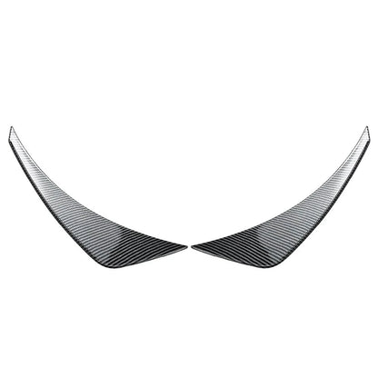 Carbon Black Front Bumper Side Air Vent Spoiler Trim for Mazda MX-5 Miata (16-25)