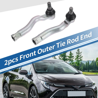 2X Front Outer Tie Rod End Links for Toyota Tundra (No. ES800327/ES800326)