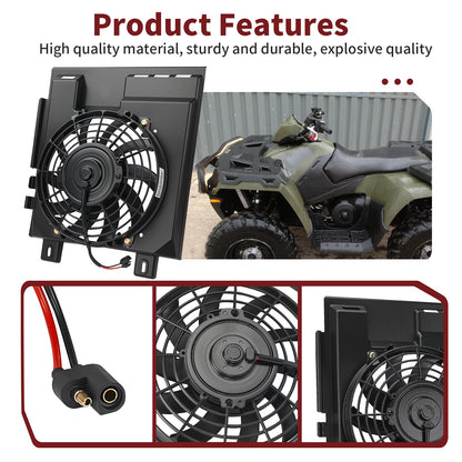 Radiator Cooling Fan Assembly for Polaris Sportsman 400 4X4 (2001–2003)