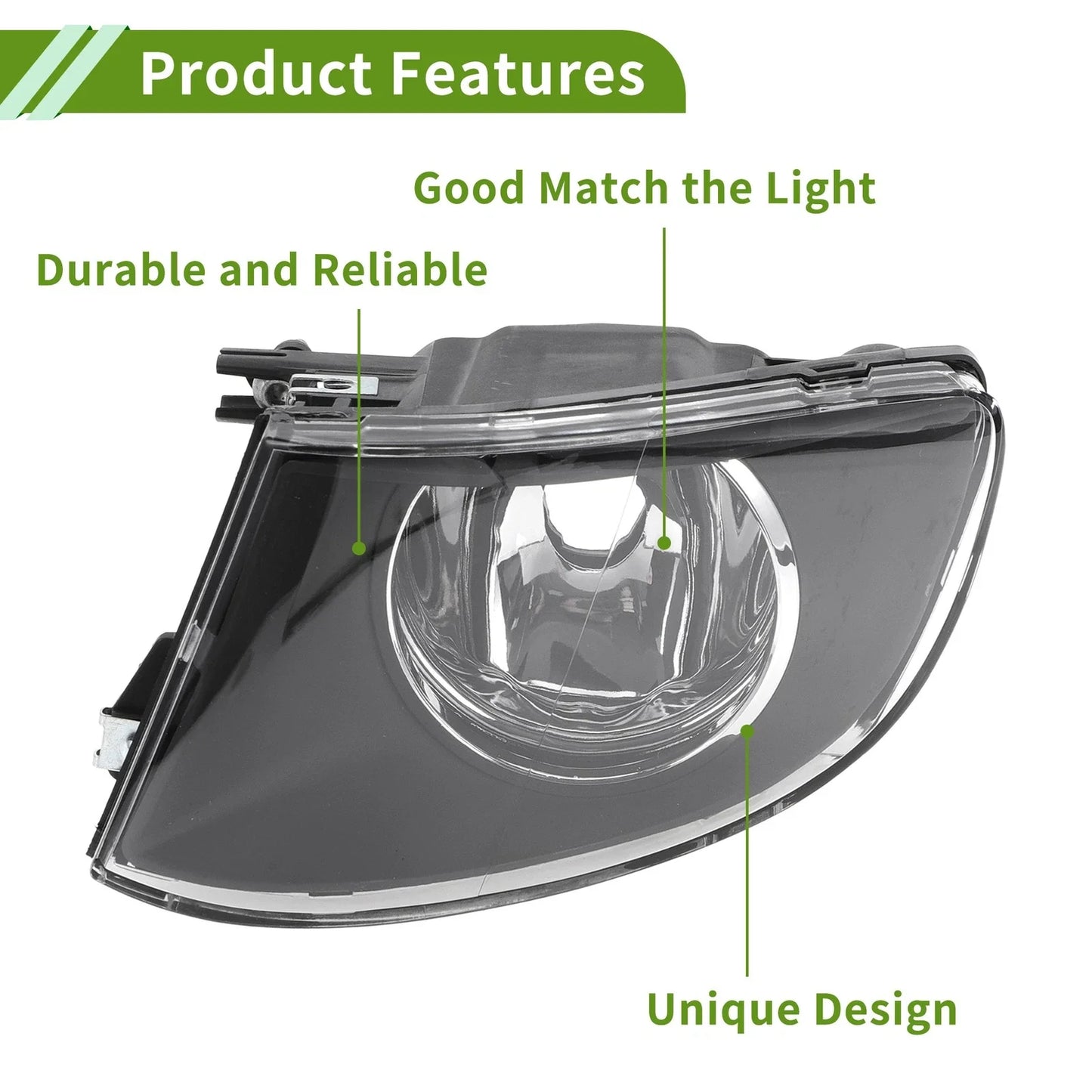 1 Pc Left Fog Light Grill for BMW 3 Series (2007 - 2011)