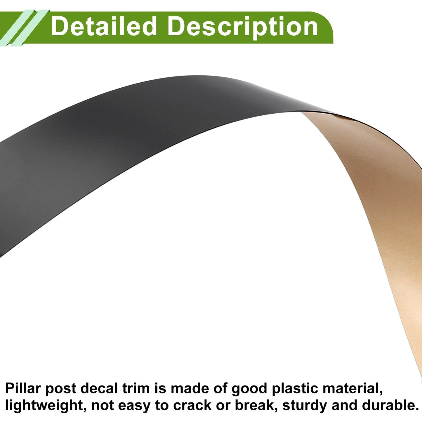 6pcs Black Pillar Window Trim for Chevy Captiva (2006-2015)