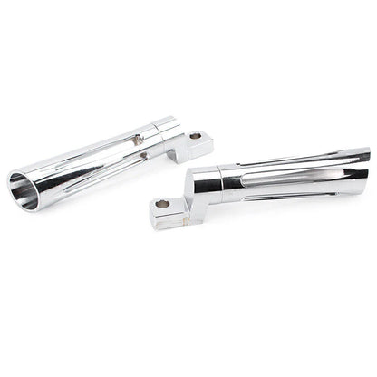 Chrome CNC Footpeg Footrest for Harley Dyna FXSB FXCW FXS Sportster XL1200 (2012-2017)