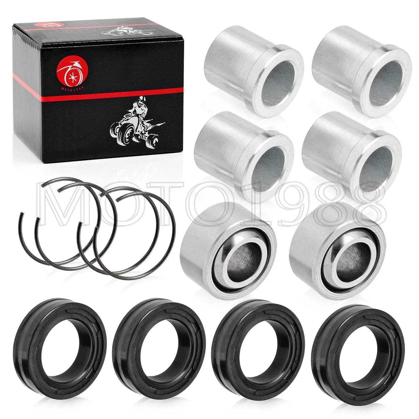A-Arm Bushing 2 x Front Lower/Upper for Honda Sportrax 400 TRX400EX (2004-2008)