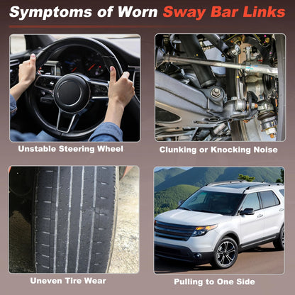 Front Sway Bar End Links for Ford Explorer Police Interceptor (2013-2022)