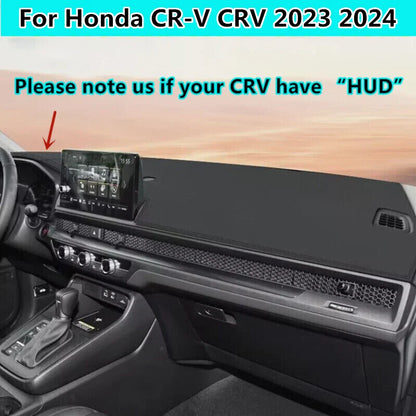 Car Leather Dashboard Cover Dash Protector Mat Pad for Honda CR-V (2023–2024)